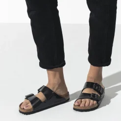 Birkenstock Two-Strap Sandals<Arizona Black Patent