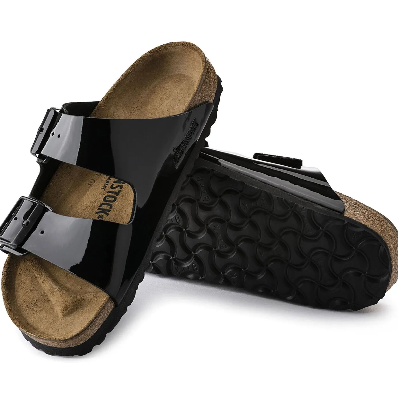 Birkenstock Two-Strap Sandals<Arizona Black Patent