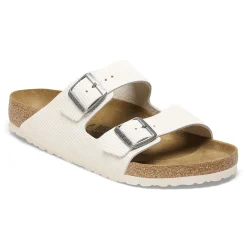 Birkenstock Two-Strap Sandals<Arizona Corduroy Antique White