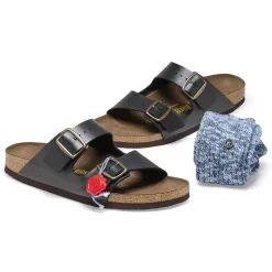 Birkenstock Two-Strap Sandals<Arizona Black