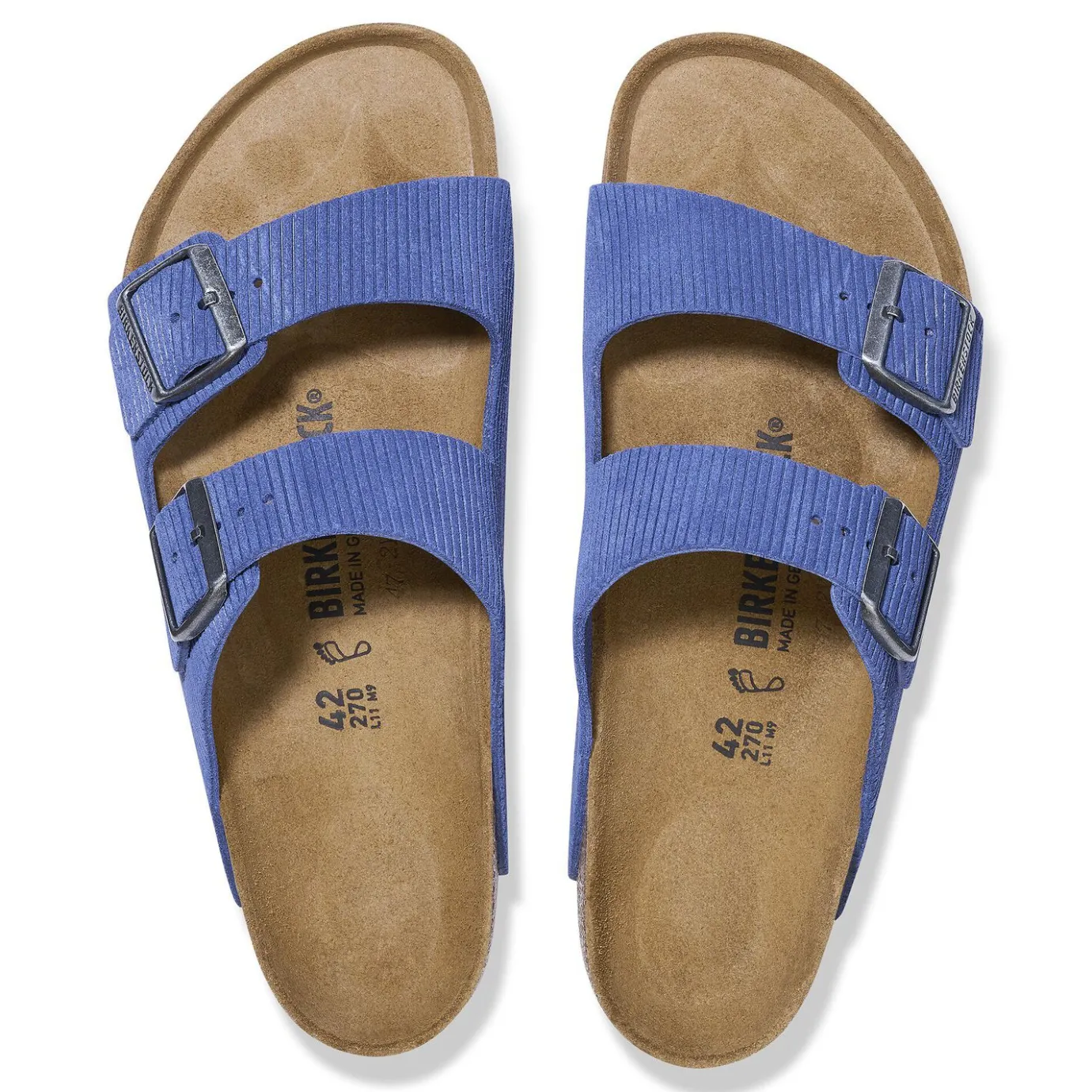 Birkenstock Two-Strap Sandals<Arizona Corduroy Indigo