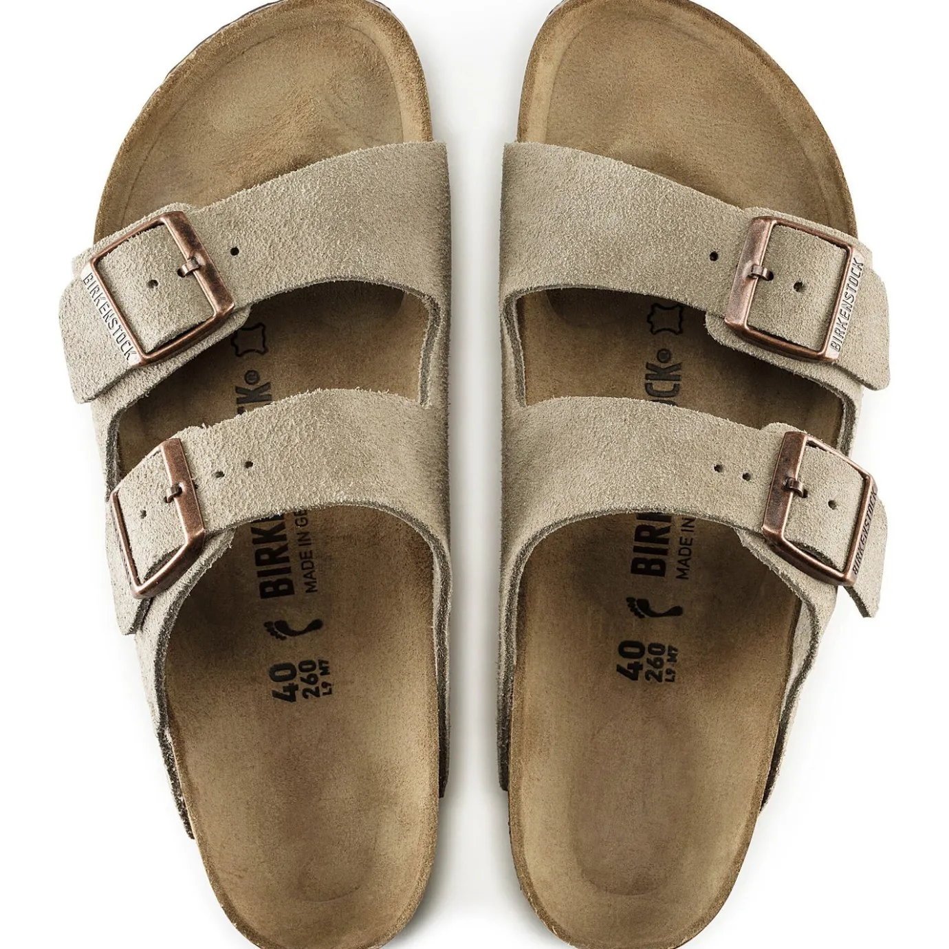 Birkenstock Two-Strap Sandals<Arizona Taupe