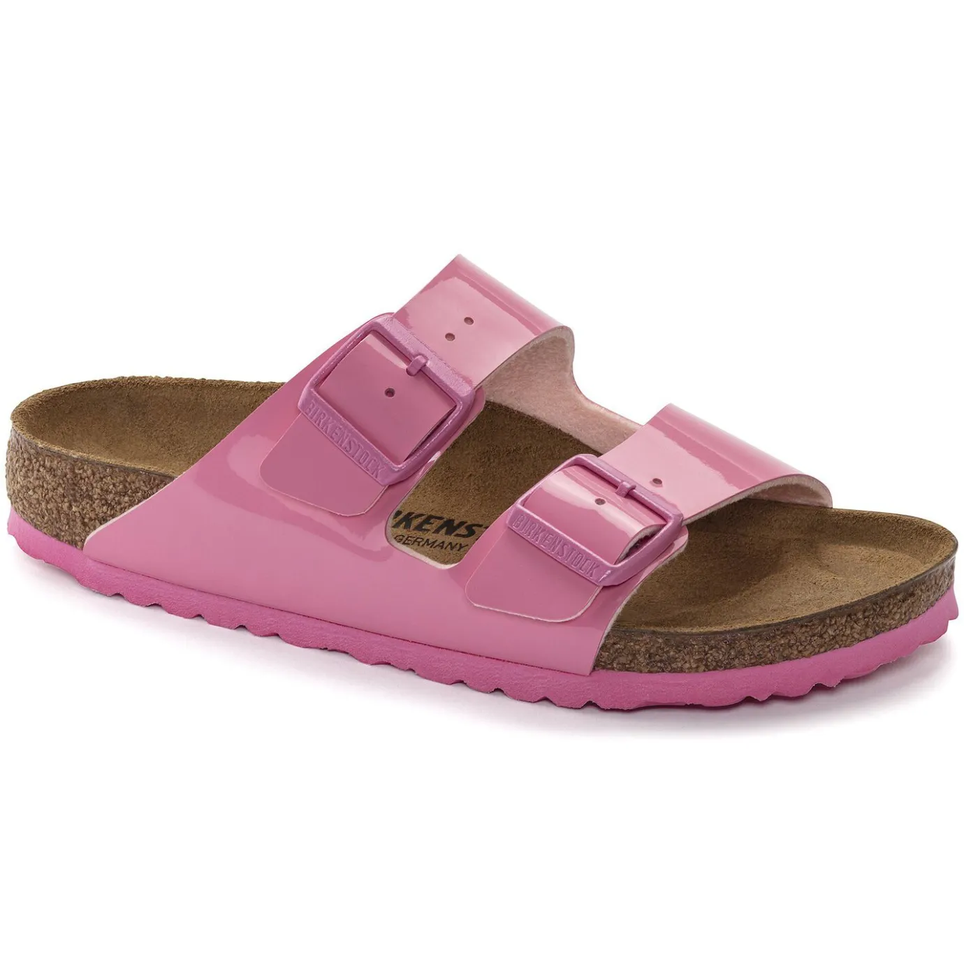Birkenstock Two-Strap Sandals<Arizona Patent Candy Pink