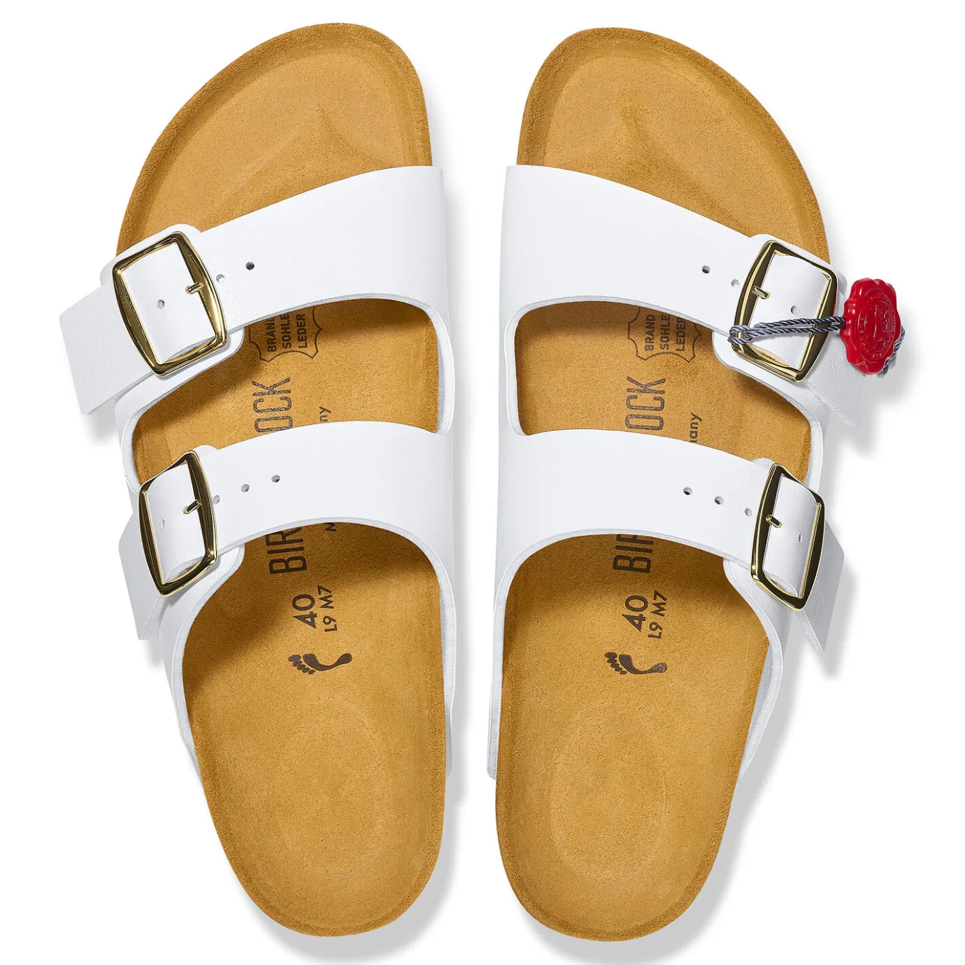 Birkenstock Two-Strap Sandals<Arizona White