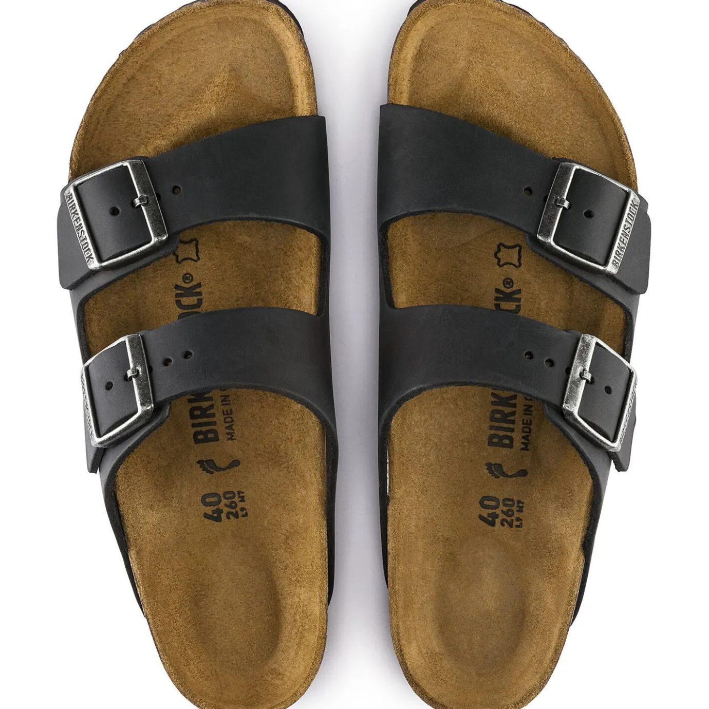 Birkenstock Two-Strap Sandals<Arizona Black