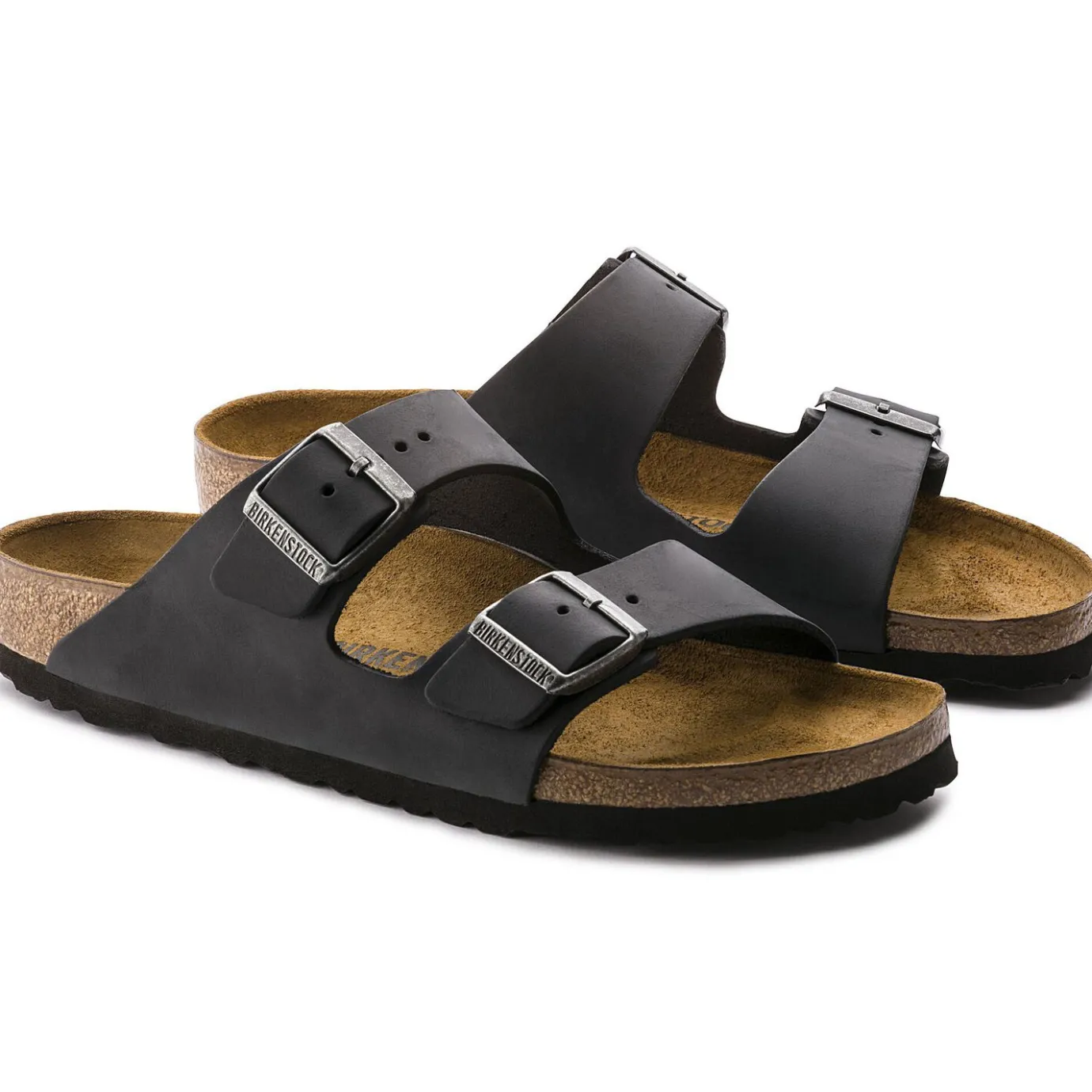 Birkenstock Two-Strap Sandals<Arizona Black
