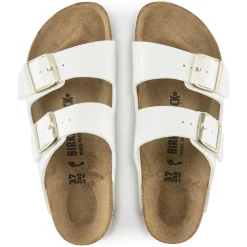 Birkenstock Two-Strap Sandals<Arizona Patent White