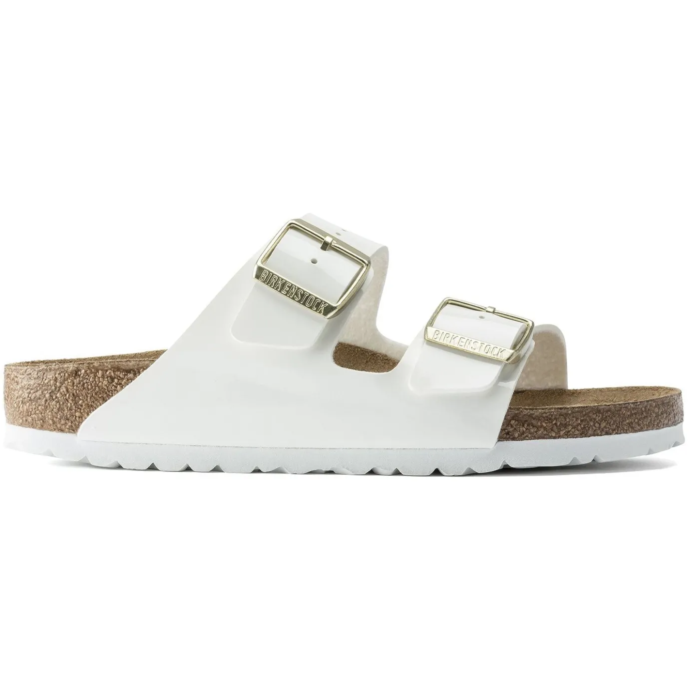 Birkenstock Two-Strap Sandals<Arizona Patent White