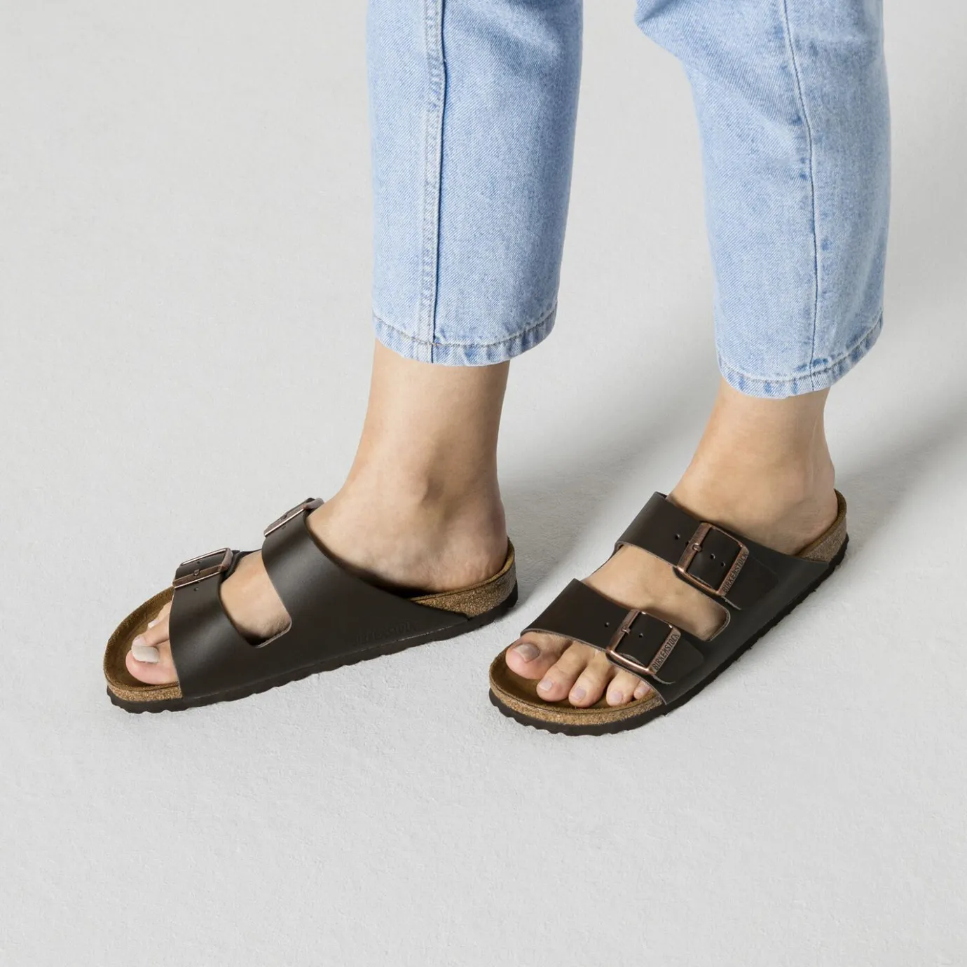 Birkenstock Two-Strap Sandals<Arizona Dark Brown