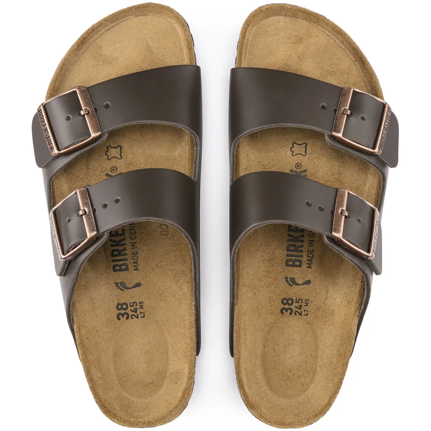 Birkenstock Two-Strap Sandals<Arizona Dark Brown