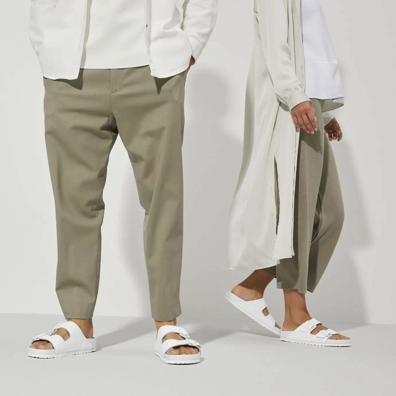 Birkenstock Two-Strap Sandals<Arizona White