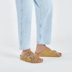 Birkenstock Two-Strap Sandals<Arizona Corduroy Cork Brown