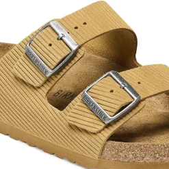 Birkenstock Two-Strap Sandals<Arizona Corduroy Cork Brown