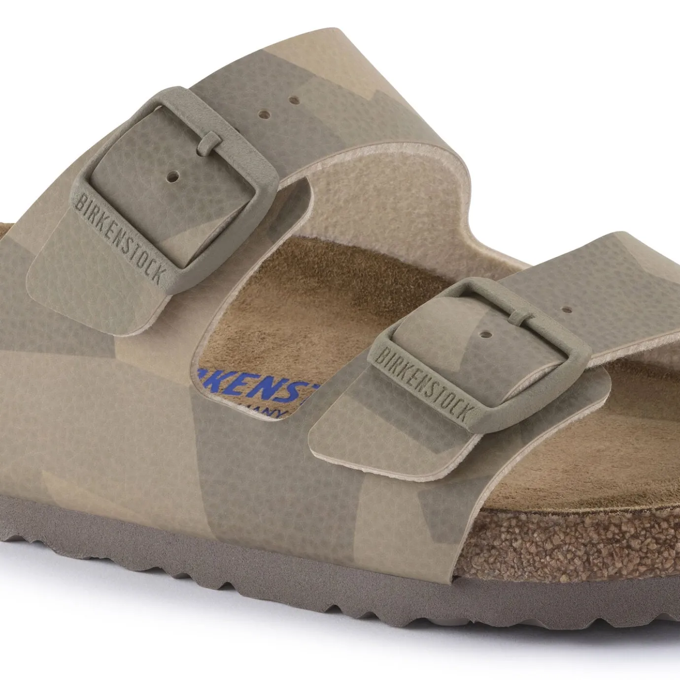 Birkenstock Two-Strap Sandals<Arizona Desert Soil Geo Camo Beige