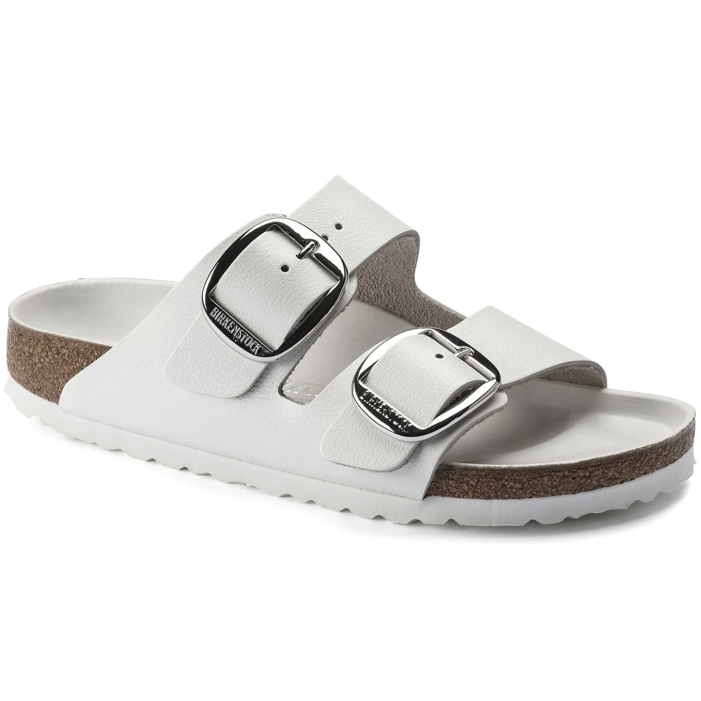 Birkenstock Two-Strap Sandals<Arizona Big Buckle White