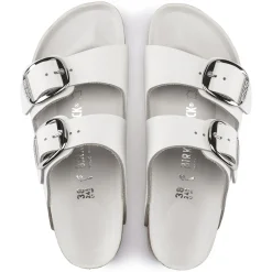 Birkenstock Two-Strap Sandals<Arizona Big Buckle White