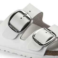 Birkenstock Two-Strap Sandals<Arizona Big Buckle White
