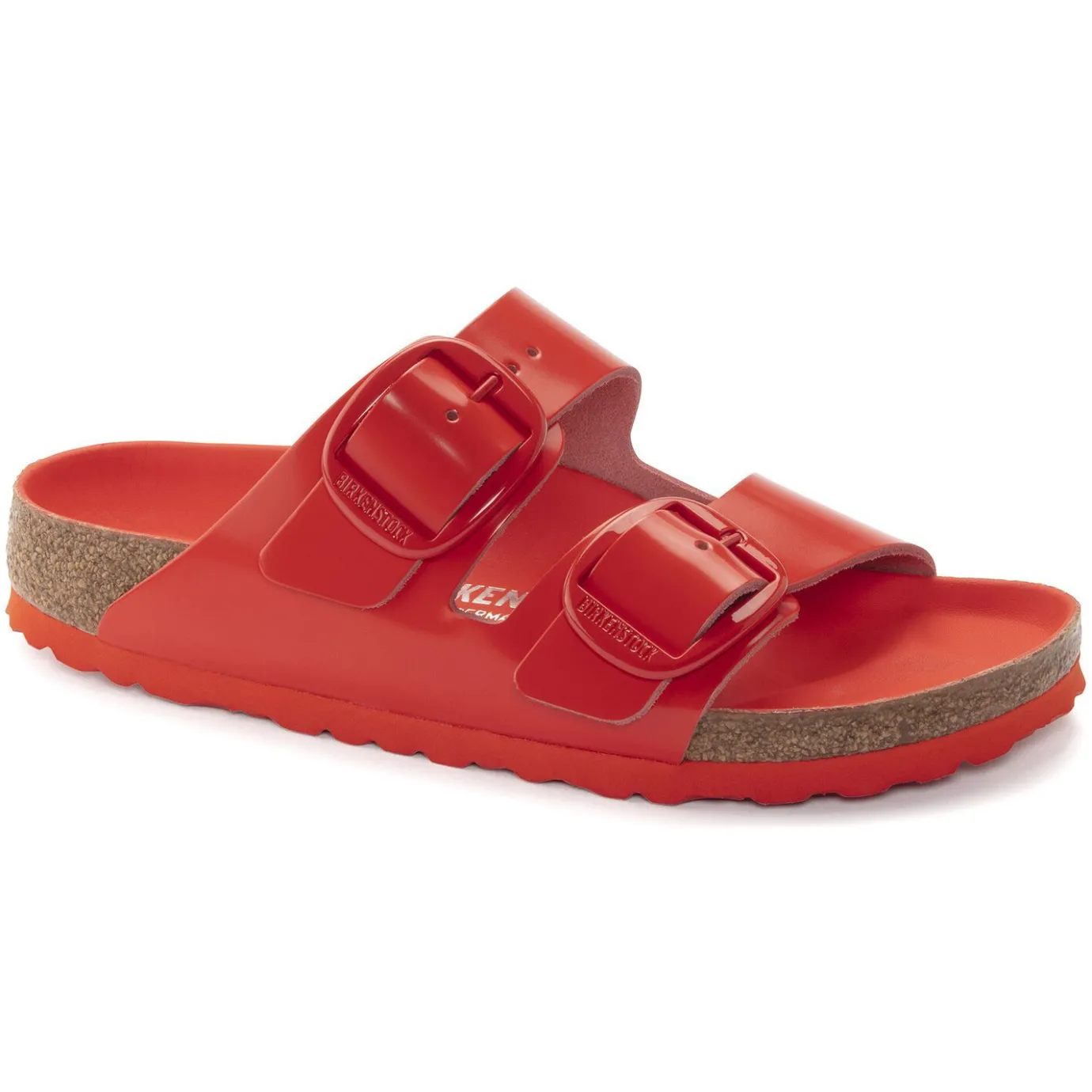 Birkenstock Two-Strap Sandals<Arizona Big Buckle High Shine Tomato