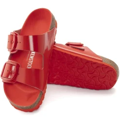 Birkenstock Two-Strap Sandals<Arizona Big Buckle High Shine Tomato