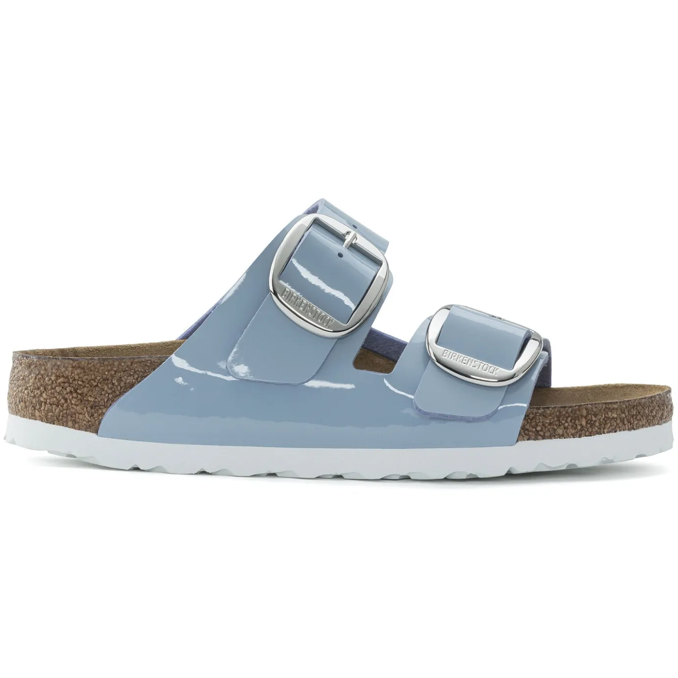 Birkenstock Two-Strap Sandals<Arizona Big Buckle Patent Dove Blue