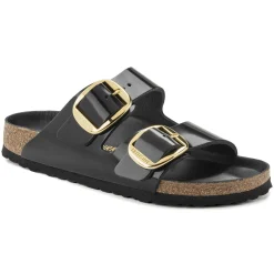 Birkenstock Two-Strap Sandals<Arizona Big Buckle High Shine Black