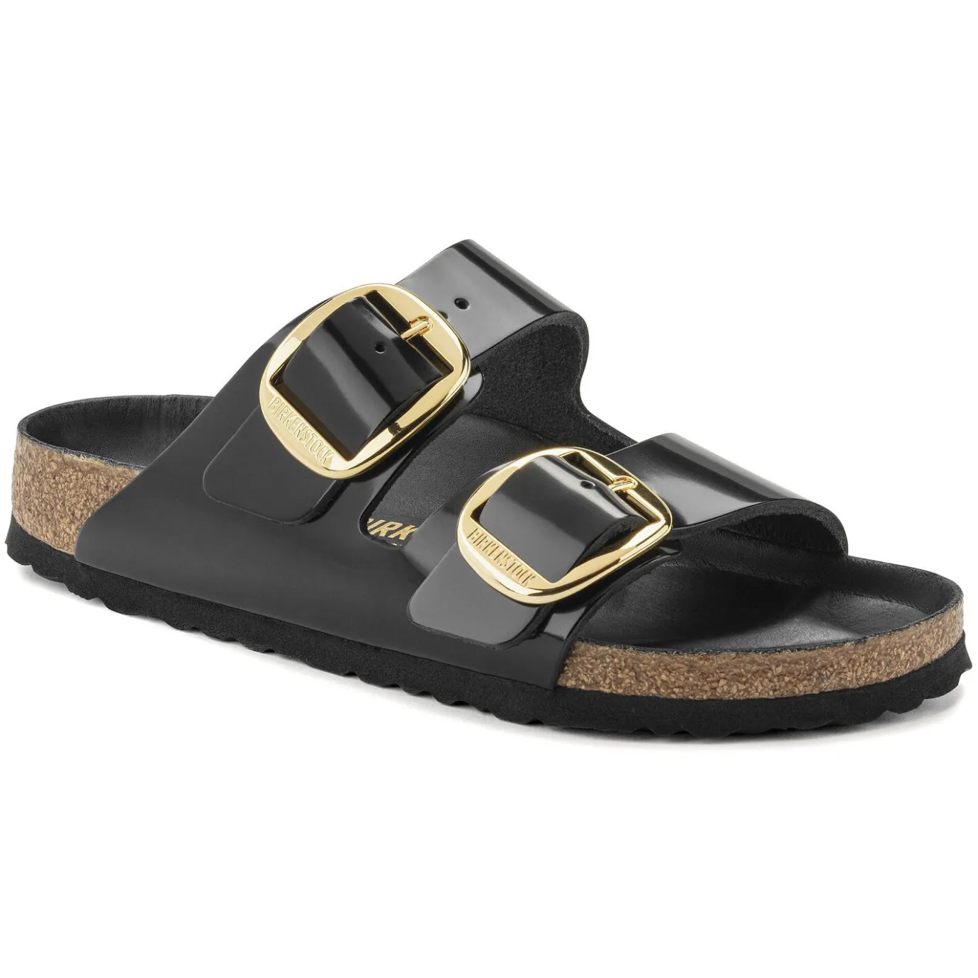 Birkenstock Two-Strap Sandals<Arizona Big Buckle High Shine Black