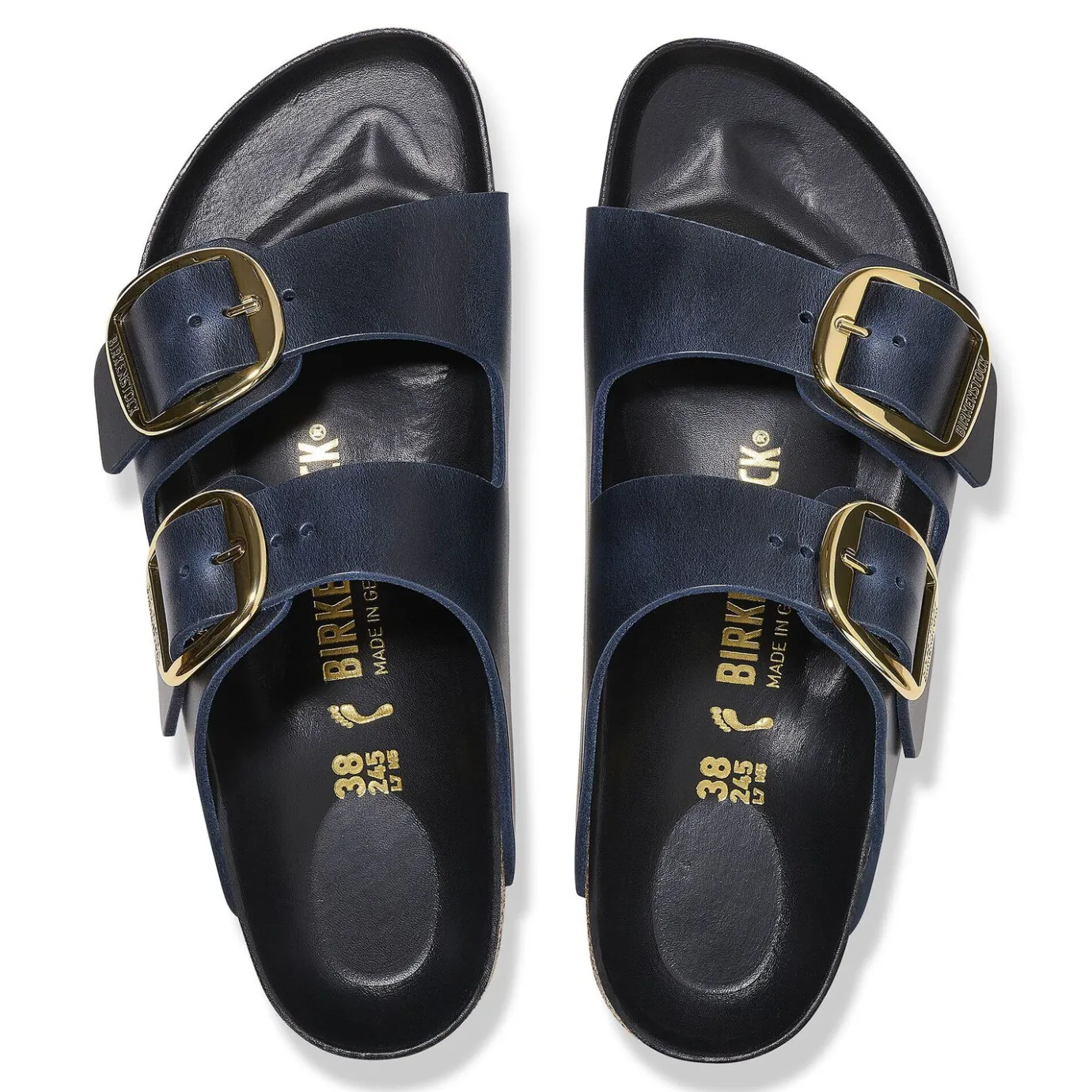 Birkenstock Two-Strap Sandals<Arizona Big Buckle Blue