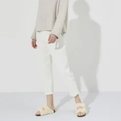 Birkenstock Two-Strap Sandals<Arizona Big Buckle Teddy Eggshell