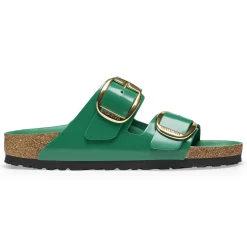 Birkenstock Two-Strap Sandals<Arizona Big Buckle High-Shine Digital Green