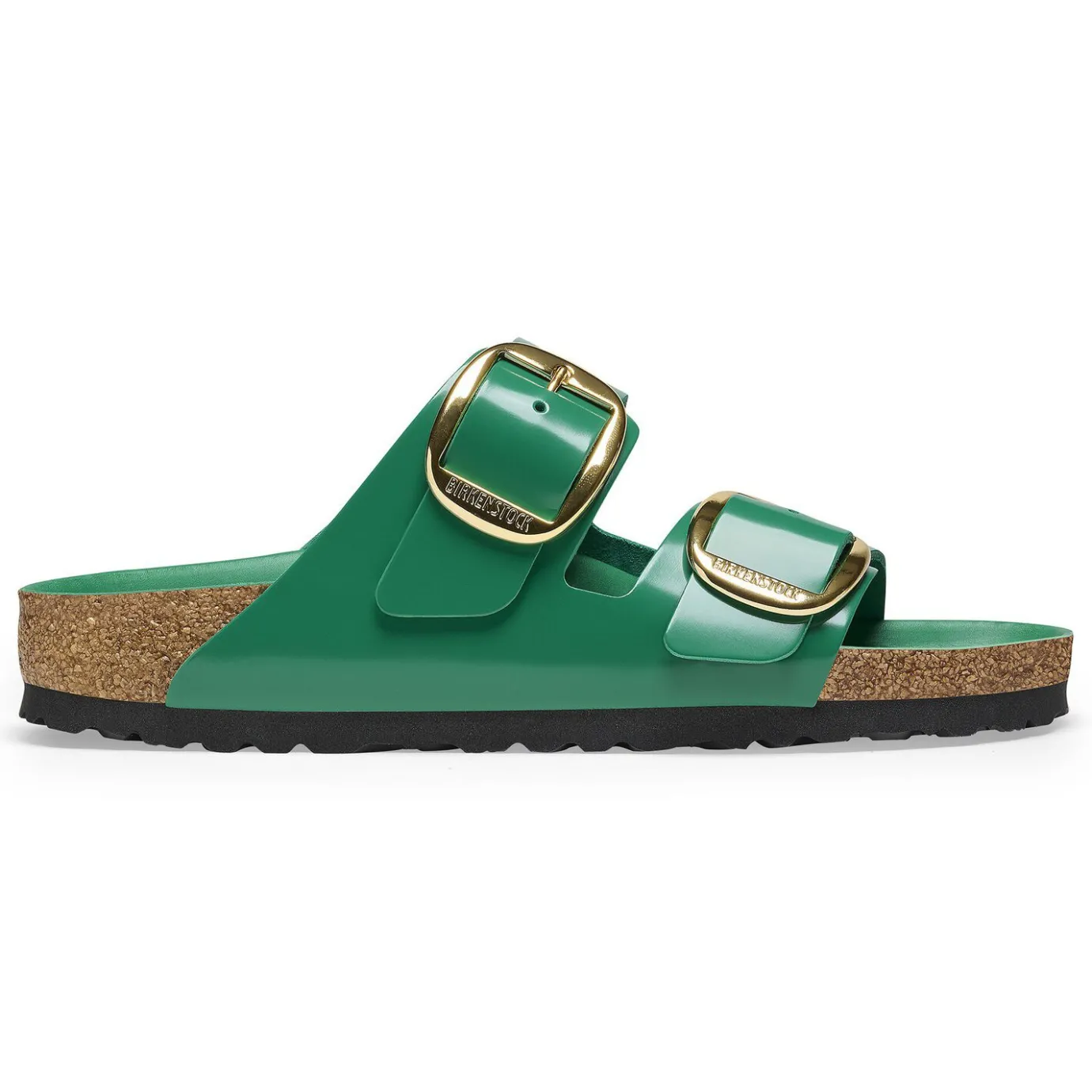 Birkenstock Two-Strap Sandals<Arizona Big Buckle High-Shine Digital Green