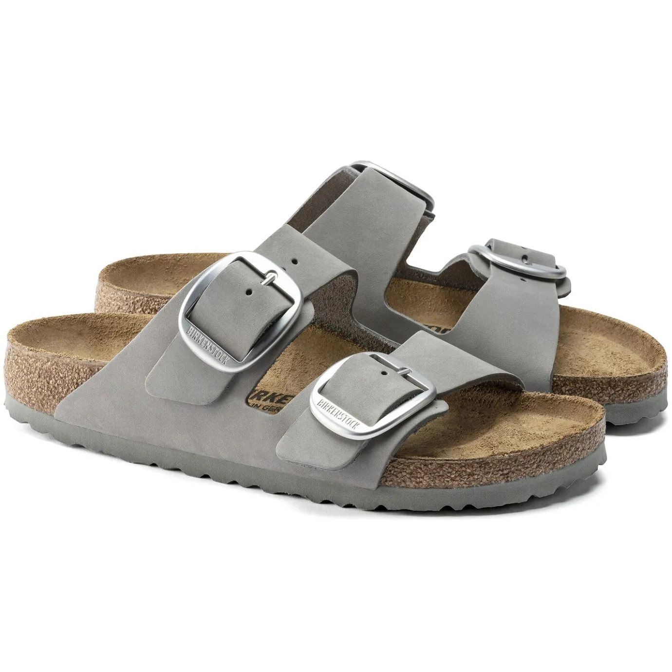 Birkenstock Two-Strap Sandals<Arizona Big Buckle Dove Gray