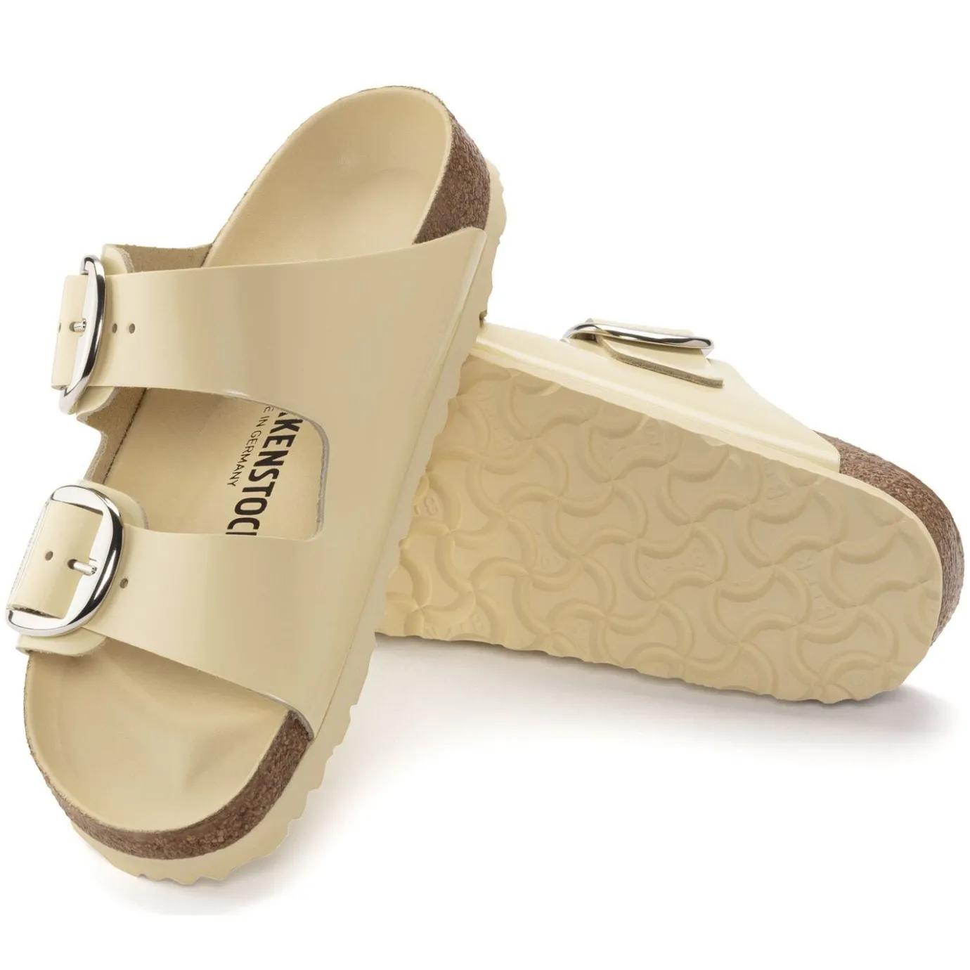 Birkenstock Two-Strap Sandals<Arizona Big Buckle High Shine Butter