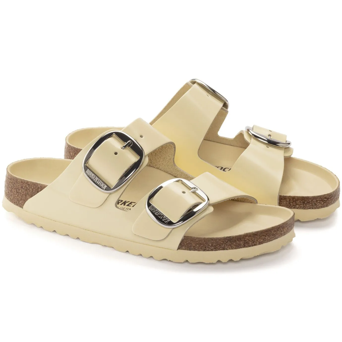 Birkenstock Two-Strap Sandals<Arizona Big Buckle High Shine Butter