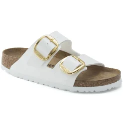 Birkenstock Two-Strap Sandals<Arizona Big Buckle Patent White