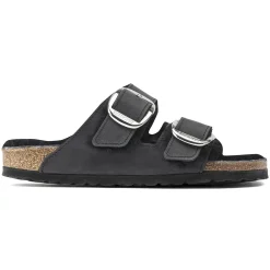 Birkenstock Two-Strap Sandals<Arizona Big Buckle Shearling Black