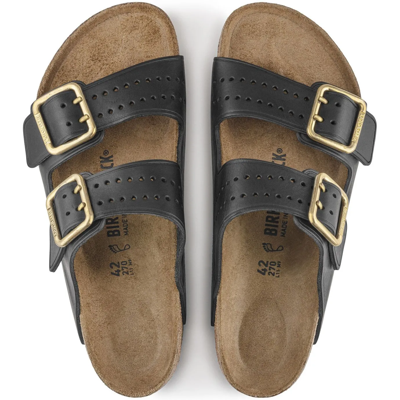 Birkenstock Two-Strap Sandals<Arizona Bold Gap Black