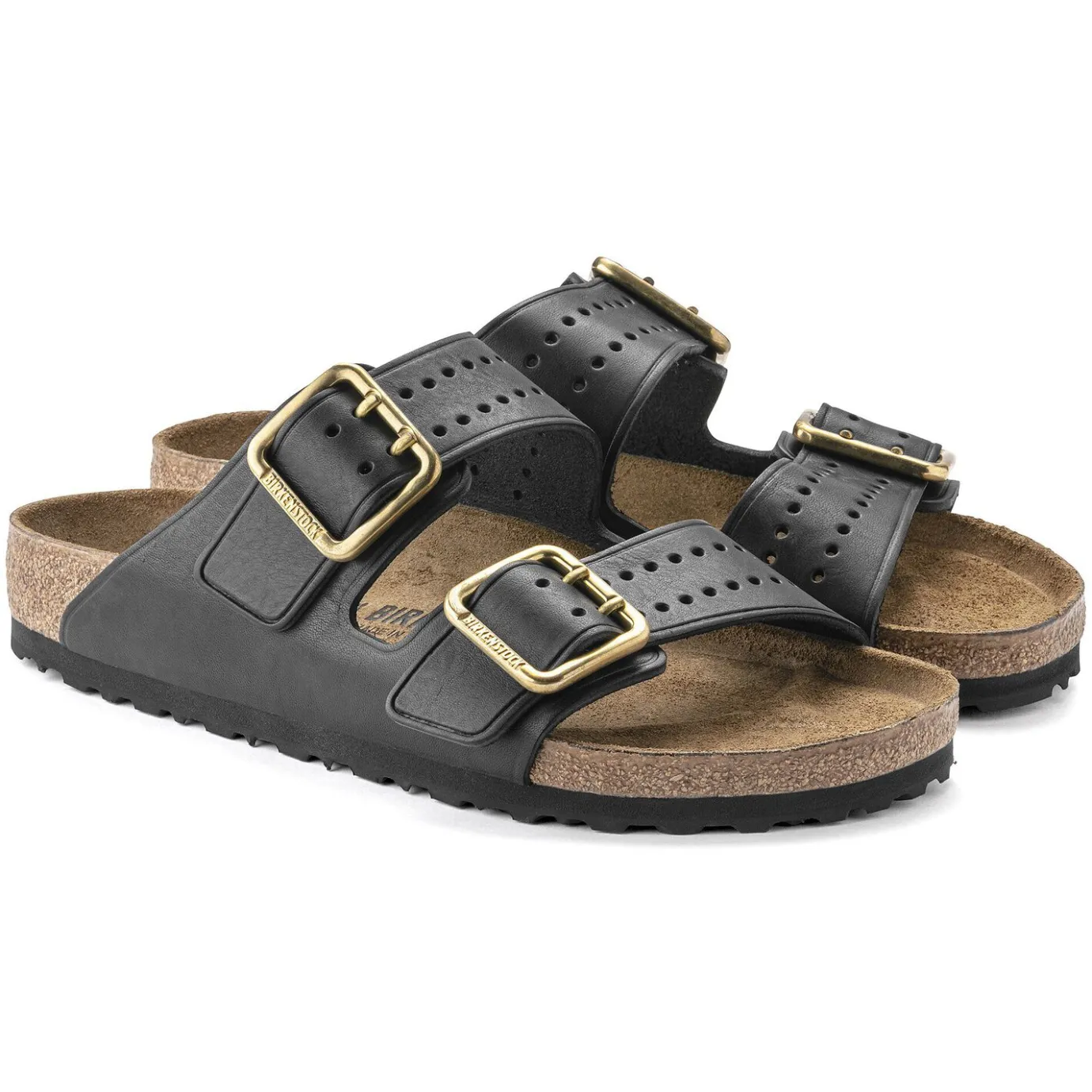 Birkenstock Two-Strap Sandals<Arizona Bold Gap Black