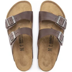 Birkenstock Two-Strap Sandals<Arizona Grip Vintage Wood Roast
