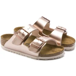 Birkenstock Strap Sandals<Arizona Kids Electric Metallic Copper
