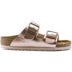 Birkenstock Strap Sandals<Arizona Kids Electric Metallic Copper