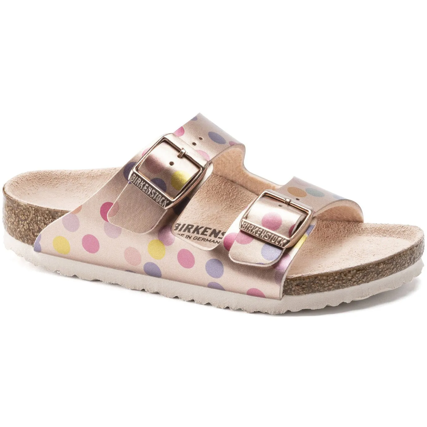 Birkenstock Strap Sandals<Arizona Kids Electric Metallic Dots Copper