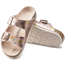 Birkenstock Strap Sandals<Arizona Kids Electric Metallic Dots Copper