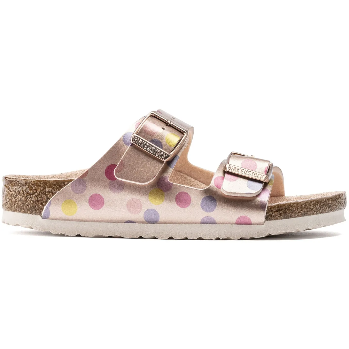 Birkenstock Strap Sandals<Arizona Kids Electric Metallic Dots Copper