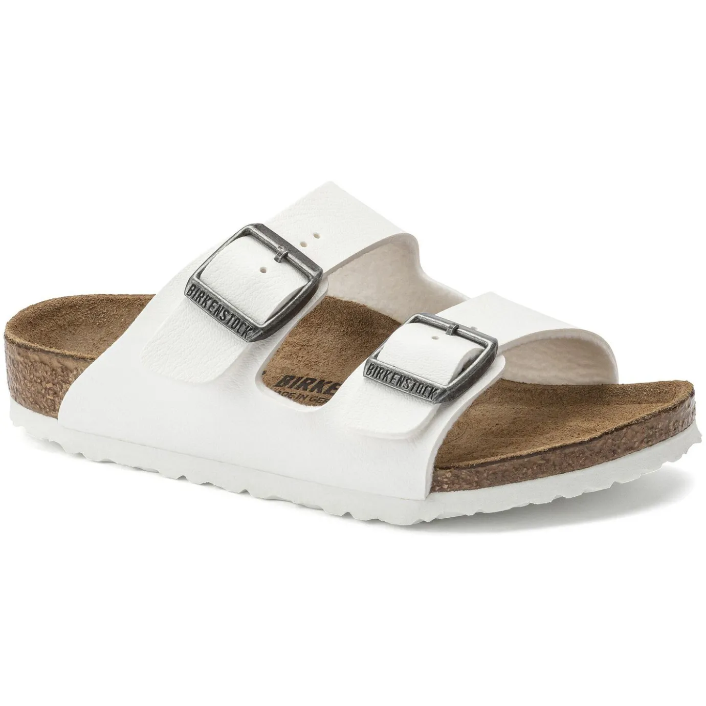 Birkenstock Strap Sandals<Arizona Kids White