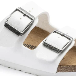 Birkenstock Strap Sandals<Arizona Kids White