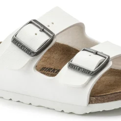 Birkenstock Strap Sandals<Arizona Kids White