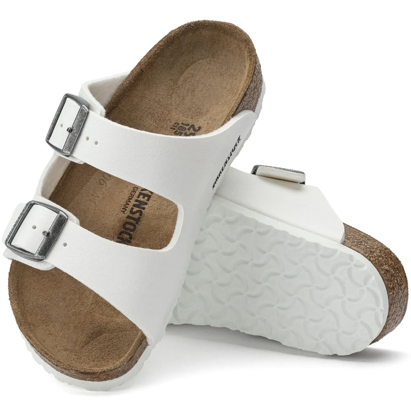 Birkenstock Strap Sandals<Arizona Kids White