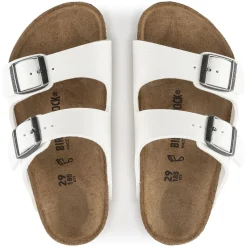 Birkenstock Strap Sandals<Arizona Kids White