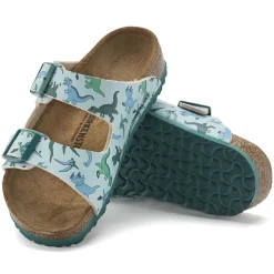 Birkenstock Strap Sandals<Arizona Kids Big Dino Light Blue