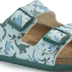 Birkenstock Strap Sandals<Arizona Kids Big Dino Light Blue